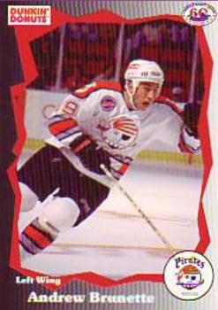 1995-96 Dunkin' Donuts Portland Pirates (AHL) #NNO Andrew Brunette Front