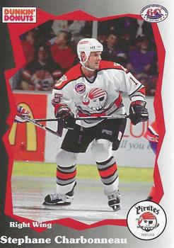 1995-96 Dunkin' Donuts Portland Pirates (AHL) #NNO Stephane Charbonneau Front