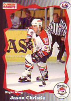 1995-96 Dunkin' Donuts Portland Pirates (AHL) #NNO Jason Christie Front