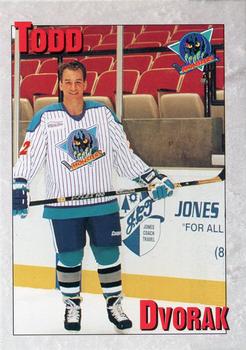 1995-96 Madison Monsters (CoHL) #NNO Todd Dvorak Front