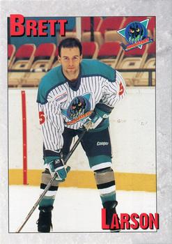 1995-96 Madison Monsters (CoHL) #NNO Brett Larson Front