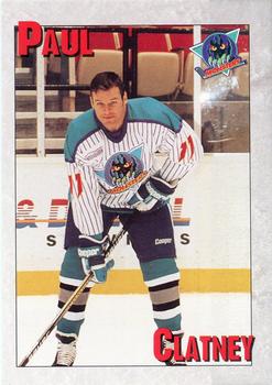 1995-96 Madison Monsters (CoHL) #NNO Paul Clatney Front