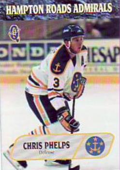 1995-96 Q-Cards Hampton Roads Admirals (ECHL) #HRA-17 Chris Phelps Front