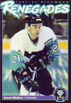 1995-96 Richmond Renegades (ECHL) #NNO Jason Mallon Front