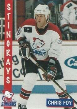 1995-96 South Carolina Stingrays (ECHL) #NNO Chris Foy Front