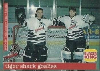 1995-96 Burger King Tallahassee Tiger Sharks (ECHL) #21 Mark Richards / Bob Bell Front