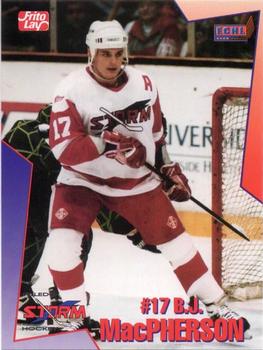1995-96 Frito-Lay Toledo Storm (ECHL) #NNO B.J. MacPherson Front