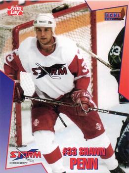 1995-96 Frito-Lay Toledo Storm (ECHL) #NNO Shawn Penn Front