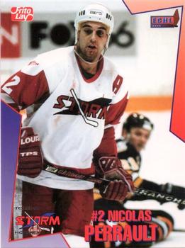 1995-96 Frito-Lay Toledo Storm (ECHL) #NNO Nicolas Perrault Front