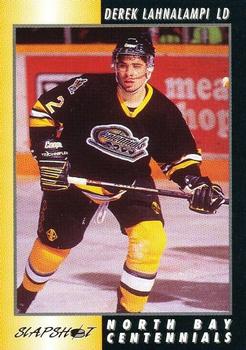 1994-95 Slapshot North Bay Centennials (OHL) #3 Derek Lahnalampi Front