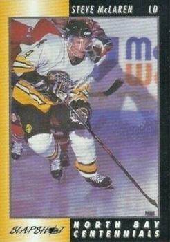 1994-95 Slapshot North Bay Centennials (OHL) #5 Steve McLaren Front
