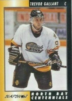 1994-95 Slapshot North Bay Centennials (OHL) #10 Trevor Gallant Front