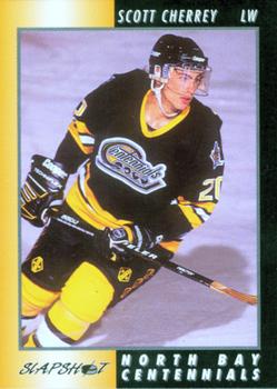 1994-95 Slapshot North Bay Centennials (OHL) #18 Scott Cherrey Front