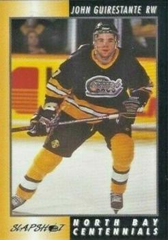 1994-95 Slapshot North Bay Centennials (OHL) #22 John Guirestante Front
