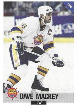 1992-93 Peoria Rivermen (IHL) #NNO David Mackey Front