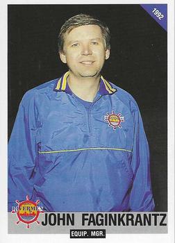 1992-93 Peoria Rivermen (IHL) #NNO John Faginkrantz Front