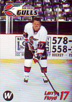 1992-93 San Diego Gulls (IHL) #NNO Larry Floyd Front