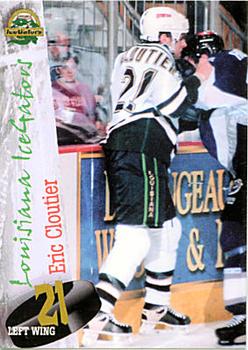 1998-99 Starzsports Louisiana IceGators (ECHL) #NNO Eric Cloutier Front