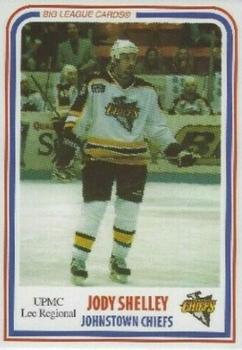 1999-00 Big League Cards Johnstown Chiefs (ECHL) #18 Jody Shelley Front