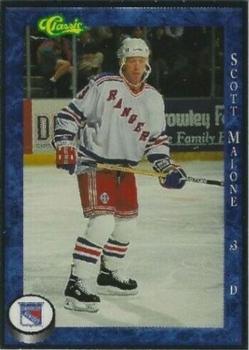 1994-95 Classic Binghamton Rangers (AHL) #NNO Scott Malone Front