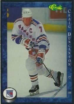 1994-95 Classic Binghamton Rangers (AHL) #NNO Craig Duncanson Front