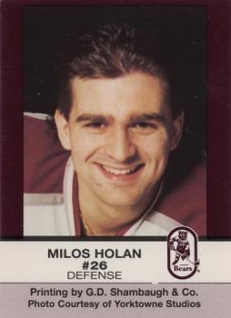 1994-95 Hershey Bears (AHL) #NNO Milos Holan Front