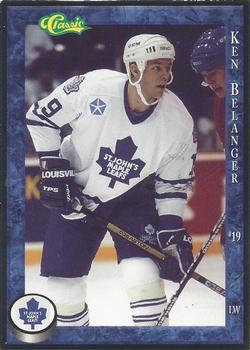 1994-95 Classic St. John's Maple Leafs (AHL) #NNO Ken Belanger Front