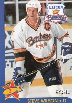 1994-95 Dayton Bombers (ECHL) #3 Steve Wilson Front