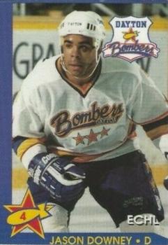 1994-95 Dayton Bombers (ECHL) #4 Jason Downey Front