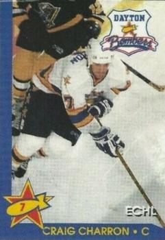 1994-95 Dayton Bombers (ECHL) #5 Craig Charron Front
