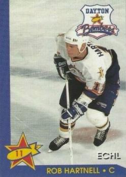 1994-95 Dayton Bombers (ECHL) #9 Rob Hartnell Front