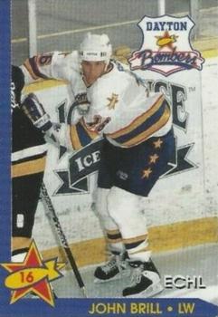 1994-95 Dayton Bombers (ECHL) #13 John Brill Front