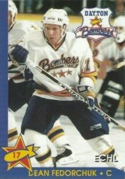 1994-95 Dayton Bombers (ECHL) #14 Dean Fedorchuk Front