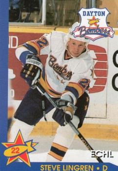 1994-95 Dayton Bombers (ECHL) #16 Steve Lingren Front