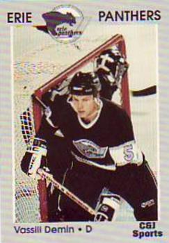 1994-95 Erie Panthers (ECHL) #6 Vasily Demin Front