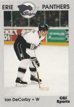 1994-95 Erie Panthers (ECHL) #20 Ian DeCorby Front