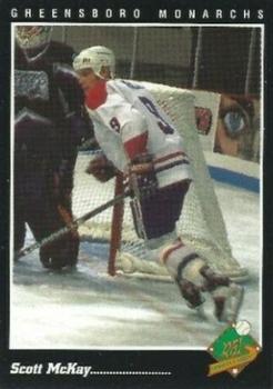 1994-95 RBI Sports Cards Greensboro Monarchs (ECHL) #29 Scott McKay Front