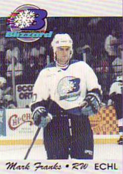 1994-95 Huntington Blizzard (ECHL) #10 Mark Franks Front