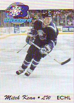 1994-95 Huntington Blizzard (ECHL) #15 Mitch Kean Front