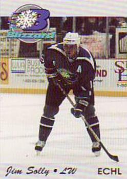 1994-95 Huntington Blizzard (ECHL) #19 Jim Solly Front