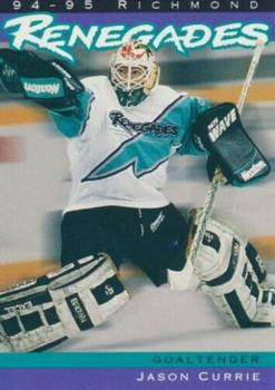 1994-95 Richmond Renegades (ECHL) #NNO Jason Currie Front
