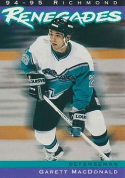 1994-95 Richmond Renegades (ECHL) #NNO Garett MacDonald Front