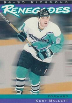 1994-95 Richmond Renegades (ECHL) #NNO Kurt Mallett Front