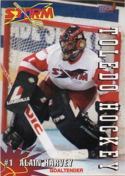 1994-95 Toledo Storm (ECHL) #NNO Alain Harvey Front