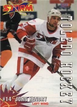 1994-95 Toledo Storm (ECHL) #NNO John Hendry Front