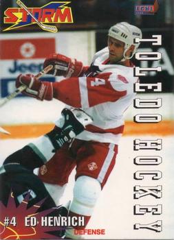 1994-95 Toledo Storm (ECHL) #NNO Ed Henrich Front