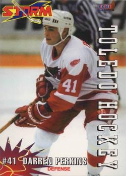 1994-95 Toledo Storm (ECHL) #NNO Darren Perkins Front