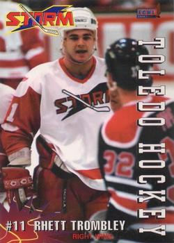 1994-95 Toledo Storm (ECHL) #NNO Rhett Trombley Front