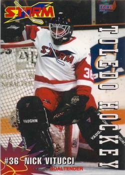 1994-95 Toledo Storm (ECHL) #NNO Nick Vitucci Front