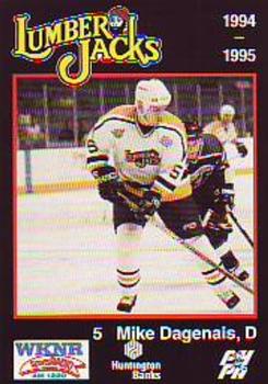 1994-95 Cleveland Lumberjacks (IHL) #5 Mike Dagenais Front